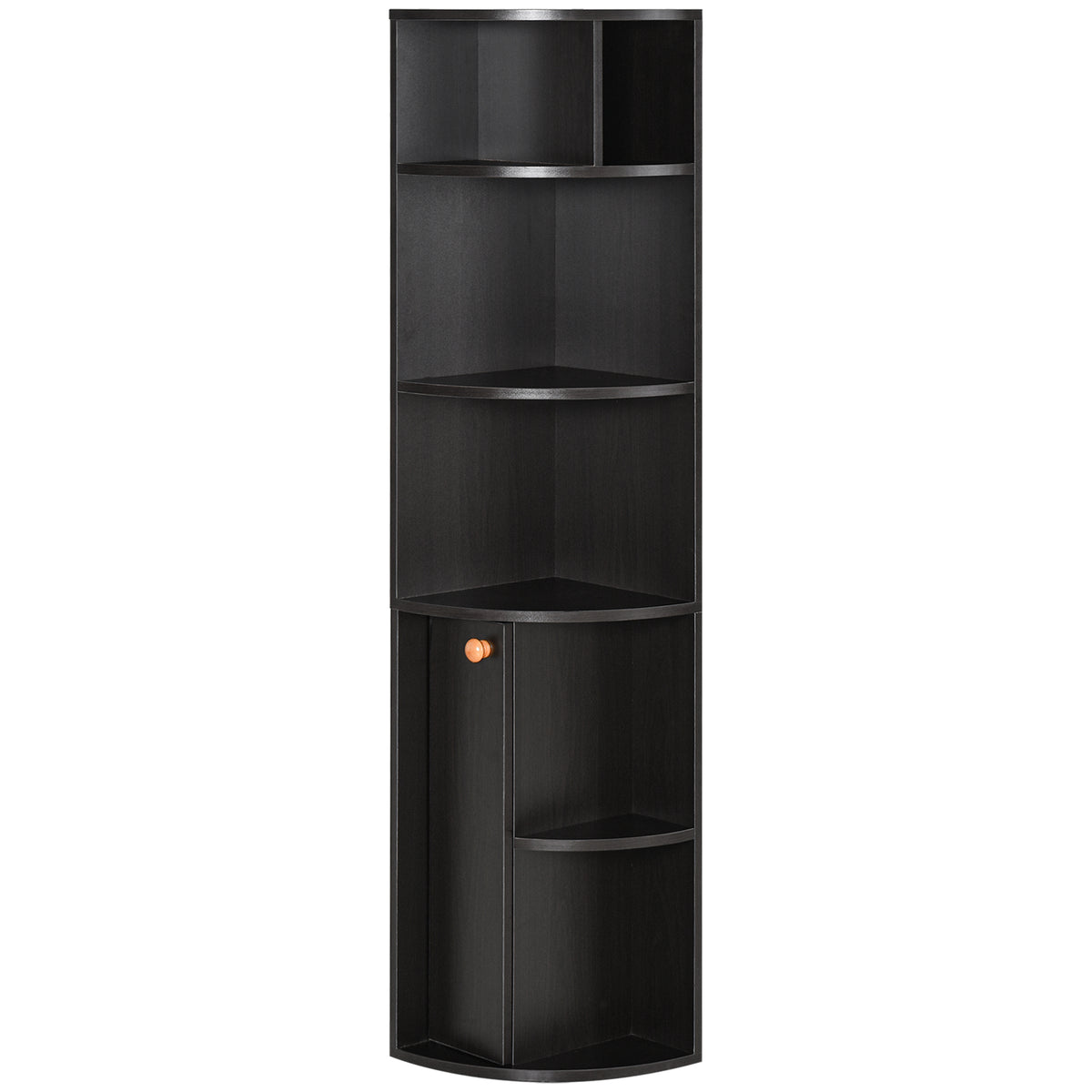 5-Tier Corner Bookshelf Storage Unit