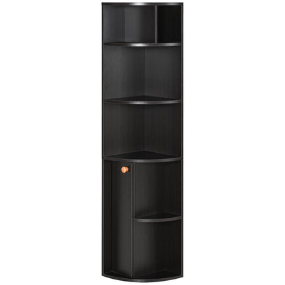 5-Tier Corner Bookshelf Storage Unit