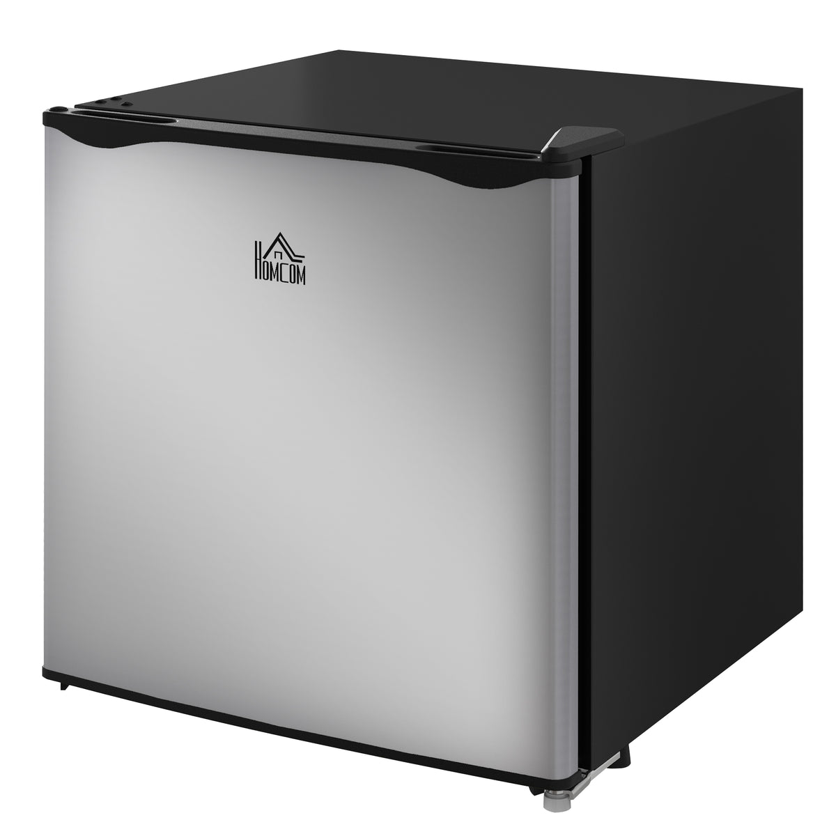 Compact upright freezer 1.1 cu ft with reversible door