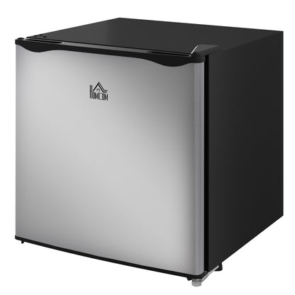Compact upright freezer 1.1 cu ft with reversible door