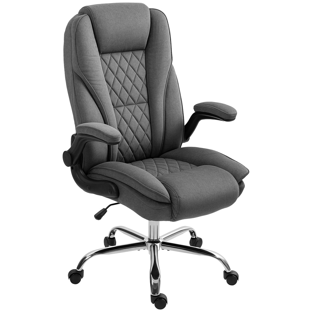 Executive velvet ergonomic office chair