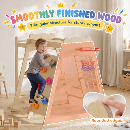 7-in-1 Kids Montessori Jungle Gym