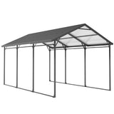 Metal Carport 10 x 15 ft Reinforced Steel Frame