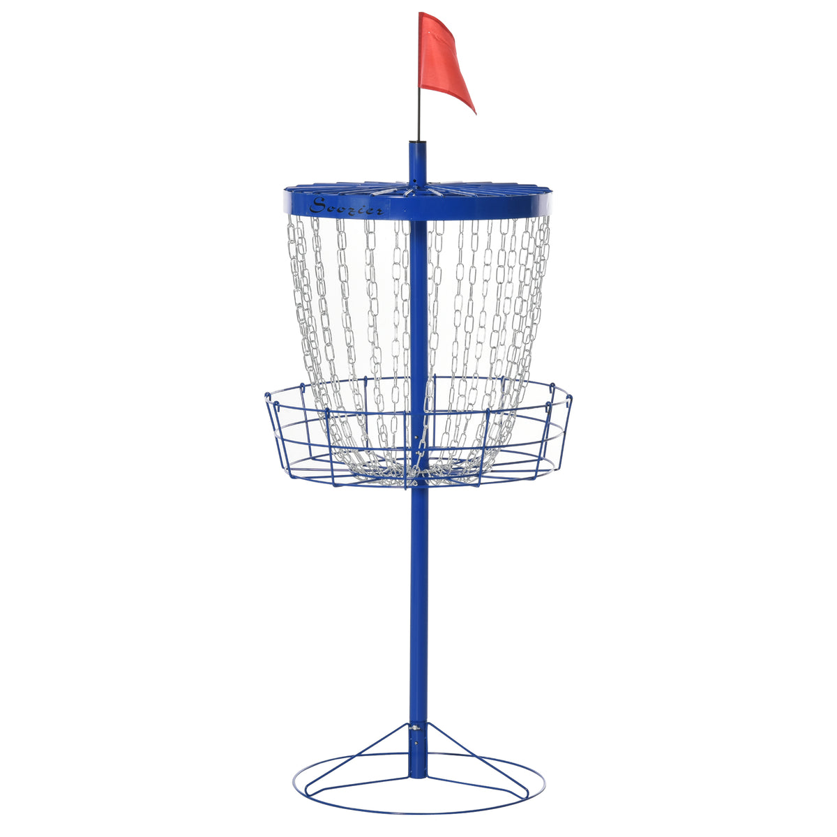 Portable Disc Golf Basket 24-Chain with Carry Bag