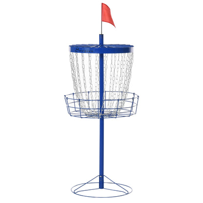 Portable Disc Golf Basket 24-Chain with Carry Bag