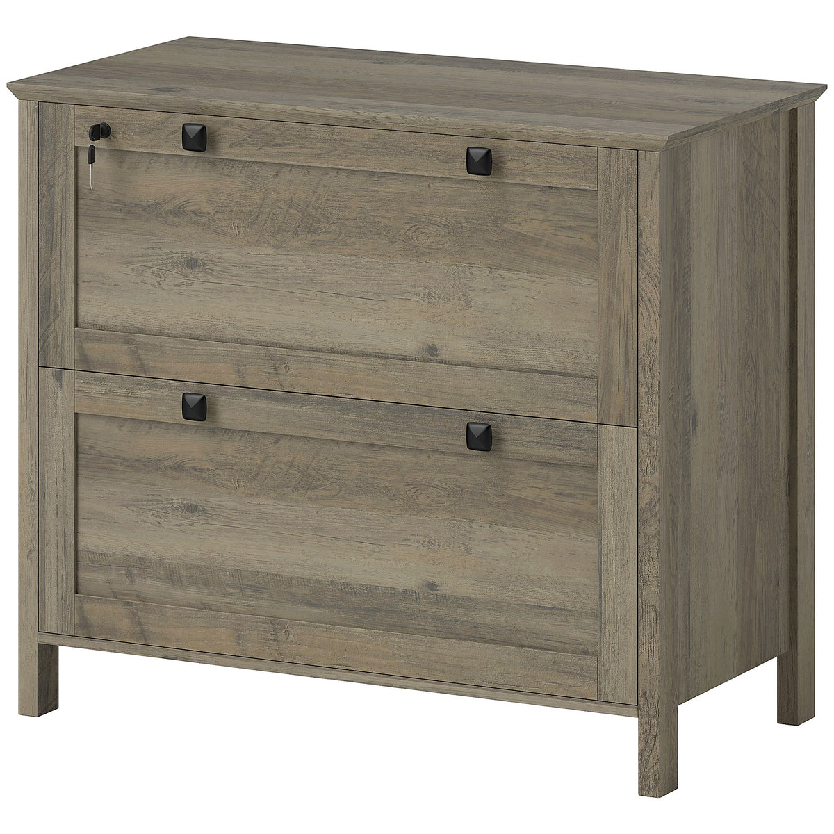 File Cabinet 2 Drawer Lockable with Adjustable Bar