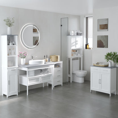 Narrow Bathroom Floor Cabinet with 3 Drawers