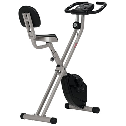 Foldable indoor stationary bike with magnetic resistance