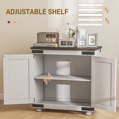 Kitchen Buffet Sideboard with Barn Door