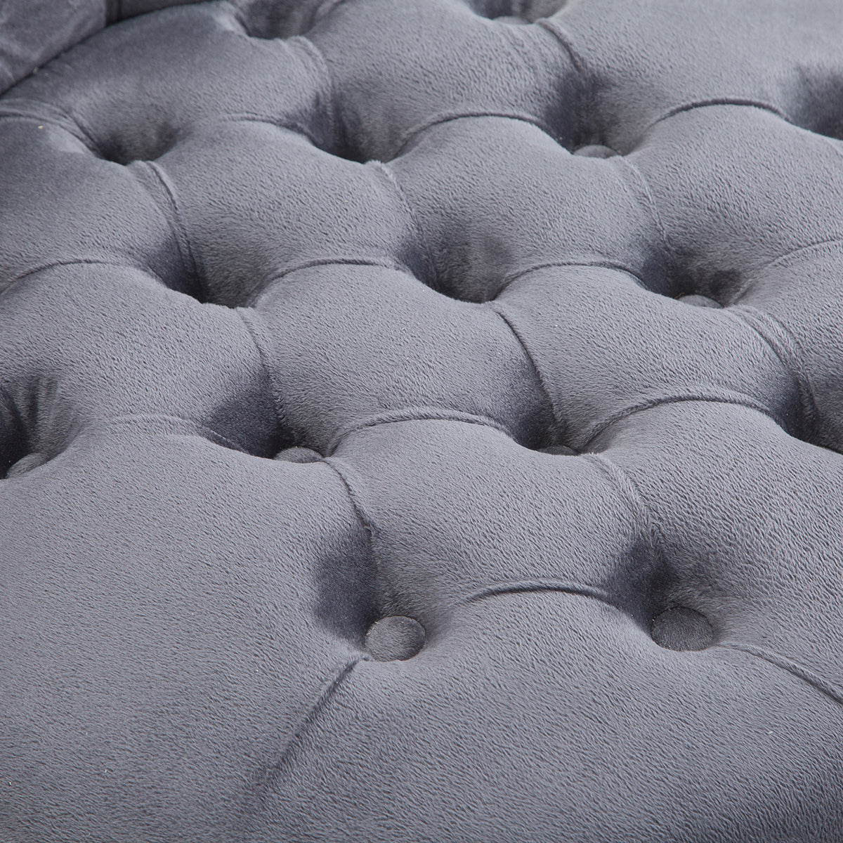 Tufted High Back Velvet Accent Chair