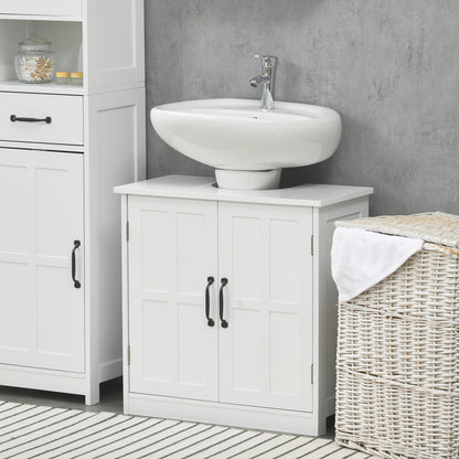 Under Sink Cabinet Double Door with Adjustable Shelf
