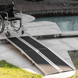 Folding Wheelchair Ramp 8ft 600lbs Capacity