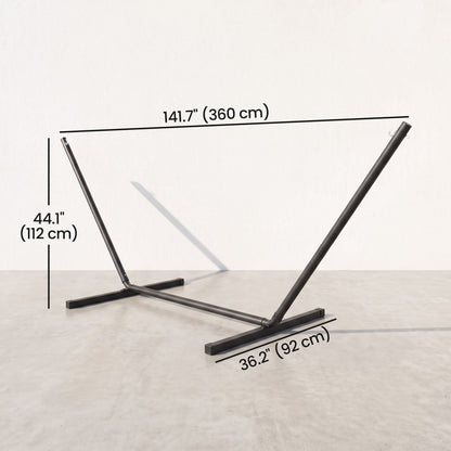 Soporte para hamaca extralargo con estructura metálica resistente