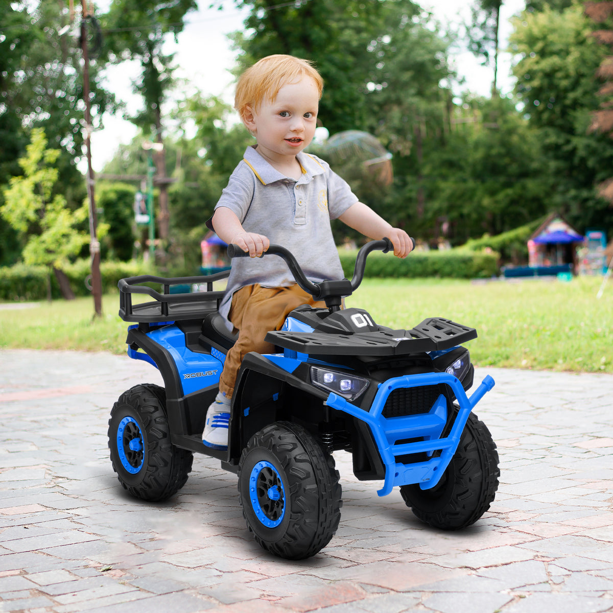 Bicicleta eléctrica para niños de 12 V con suspensión
