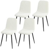 Upholstered dining chairs set of 4