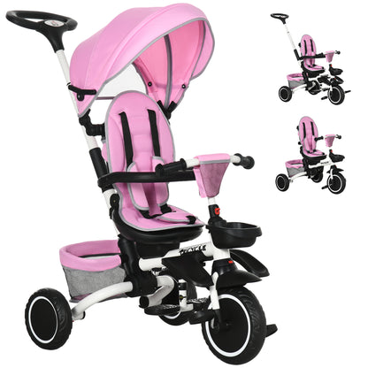 Triciclo evolutivo 6 en 1 convertible en silla de paseo y bicicleta infantil