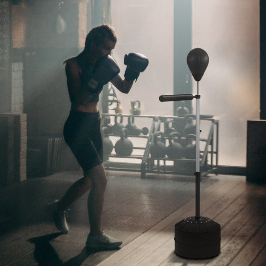 Freestanding Adjustable Punching Bag with Reflex Bar