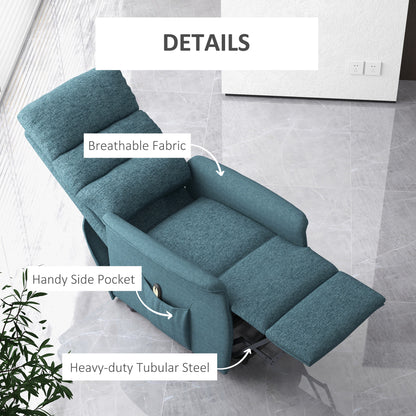 Sillón elevador eléctrico reclinable con mando a distancia