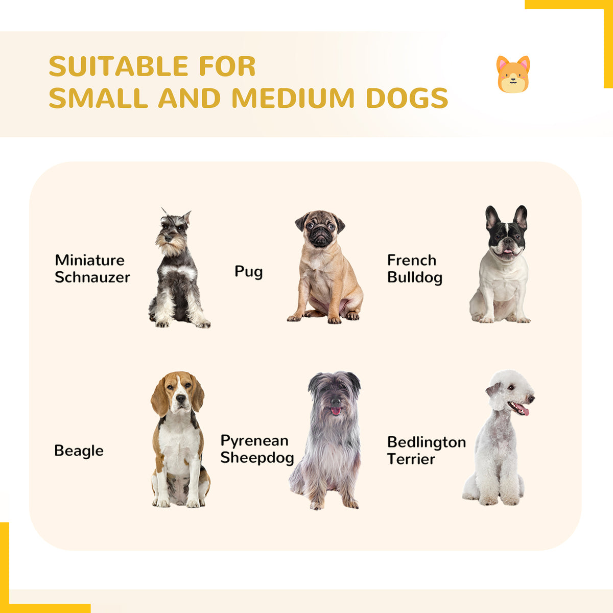 Parque para perros de 16 paneles resistente — 99 cm