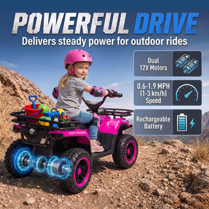 Kids Electric ATV 12V Quad