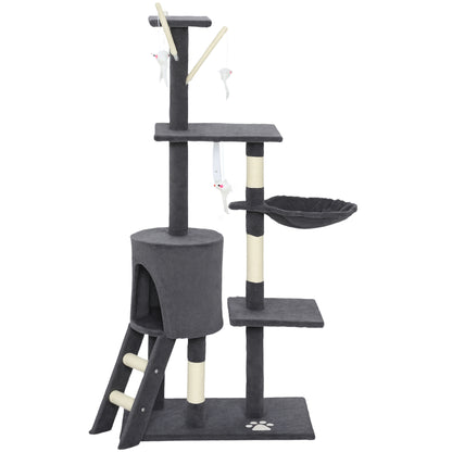 Multi-Level Cat Tree Tower with Scratching Posts