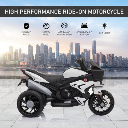 Electric Motorcycle Ride-On Toy 6V Pedal Powered Music Headlights