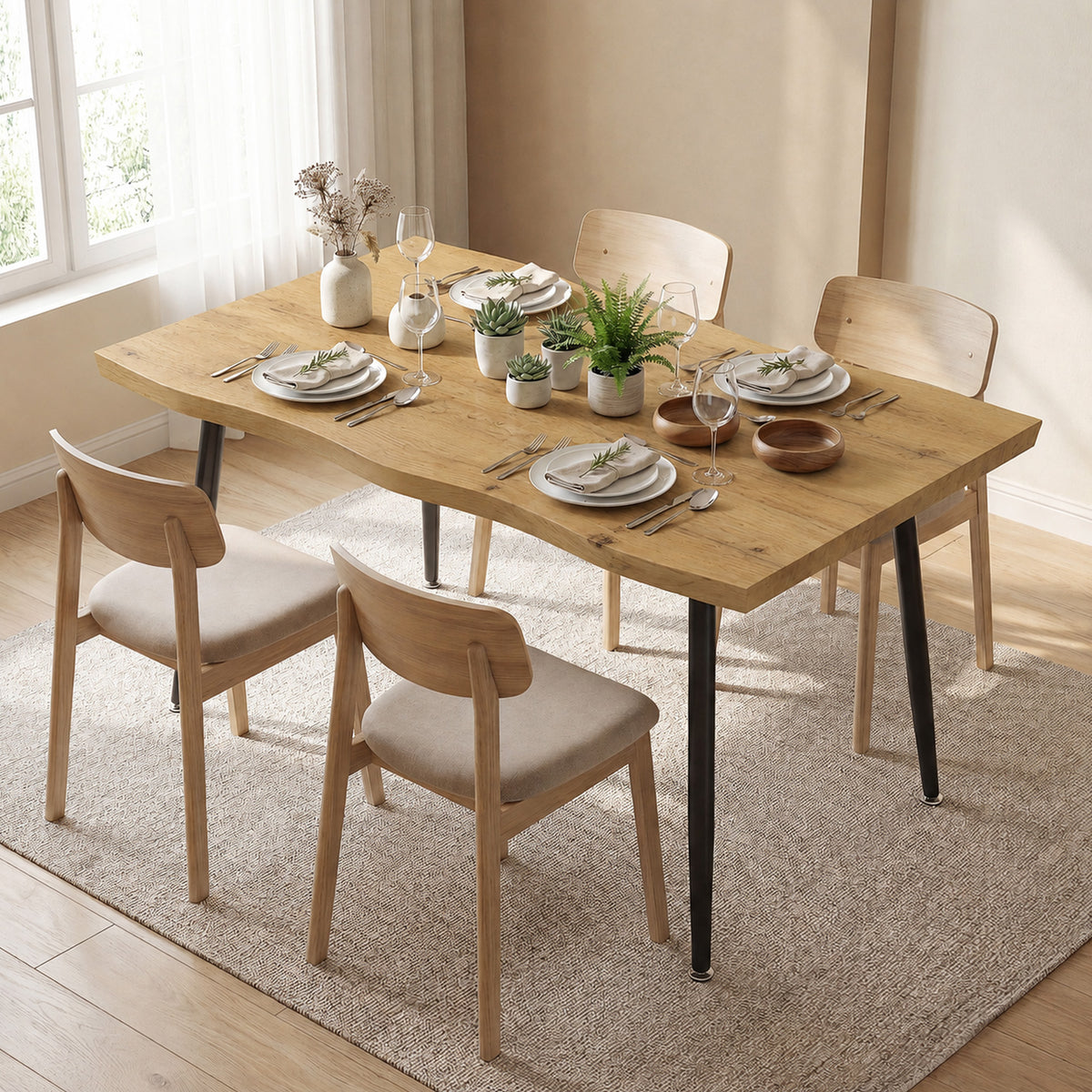 Nordic Dining Table 110 x 70 cm