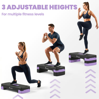 Adjustable Aerobic Step Platform 3 Heights