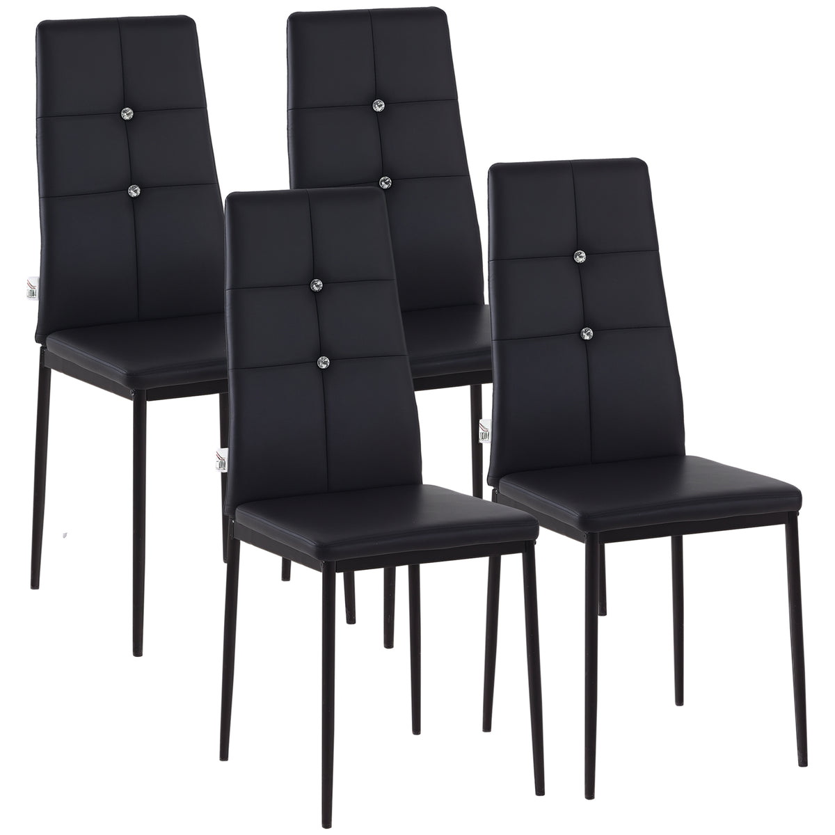 Tufted Dining Side Chairs Set of 4