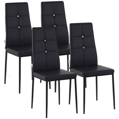 Tufted Dining Side Chairs Set of 4