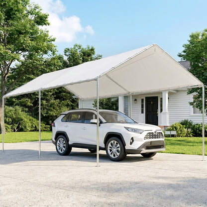 Car Shelter 10' Galvanized Steel
