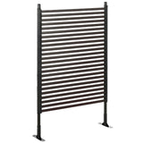 150cm Metal Garden Fence - Brown Outdoor Barrier