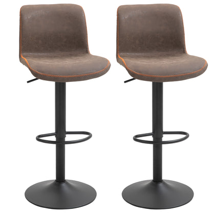 Adjustable Counter Height Bar Stools — Set of 2