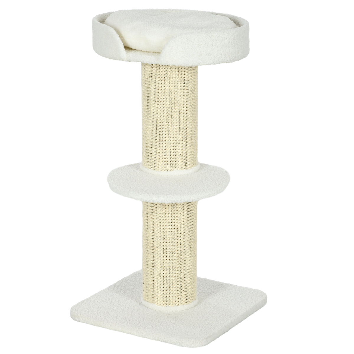 Multi-Tier Cat Tree with Sisal Scratching Post and Bed