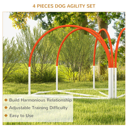 Dog Agility Training Equipment Set — Set of 4