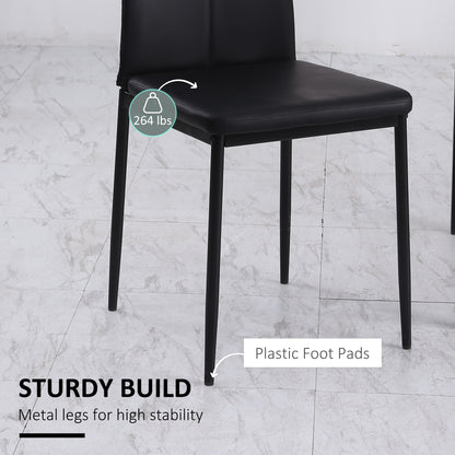 Tufted Dining Side Chairs Set of 4
