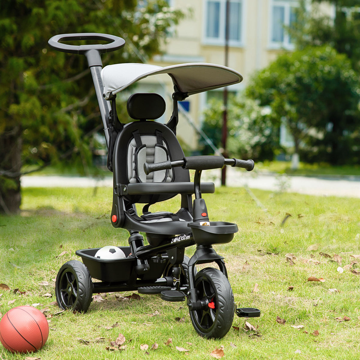5-in-1 Growing Tricycle with Parent Handle
