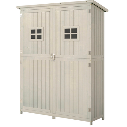 Wooden Garden Shed 4x1.5 ft with Double Doors