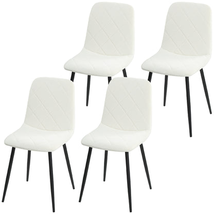 Upholstered dining chairs set of 4