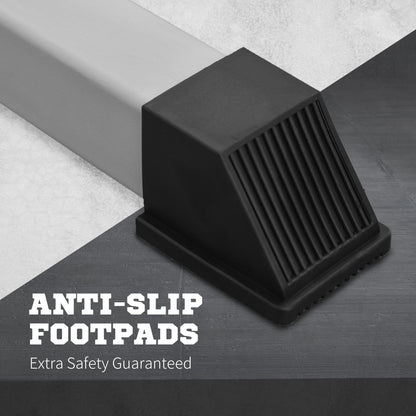Soporte para sentadillas ajustable, robustez de acero — Lote de 2