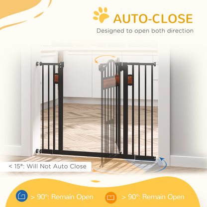 Extra Wide Pet Gate with Cat Door