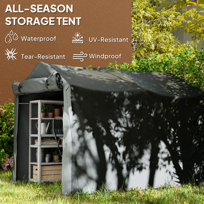 Outdoor Storage Shed UV Resistant with Zipper Door