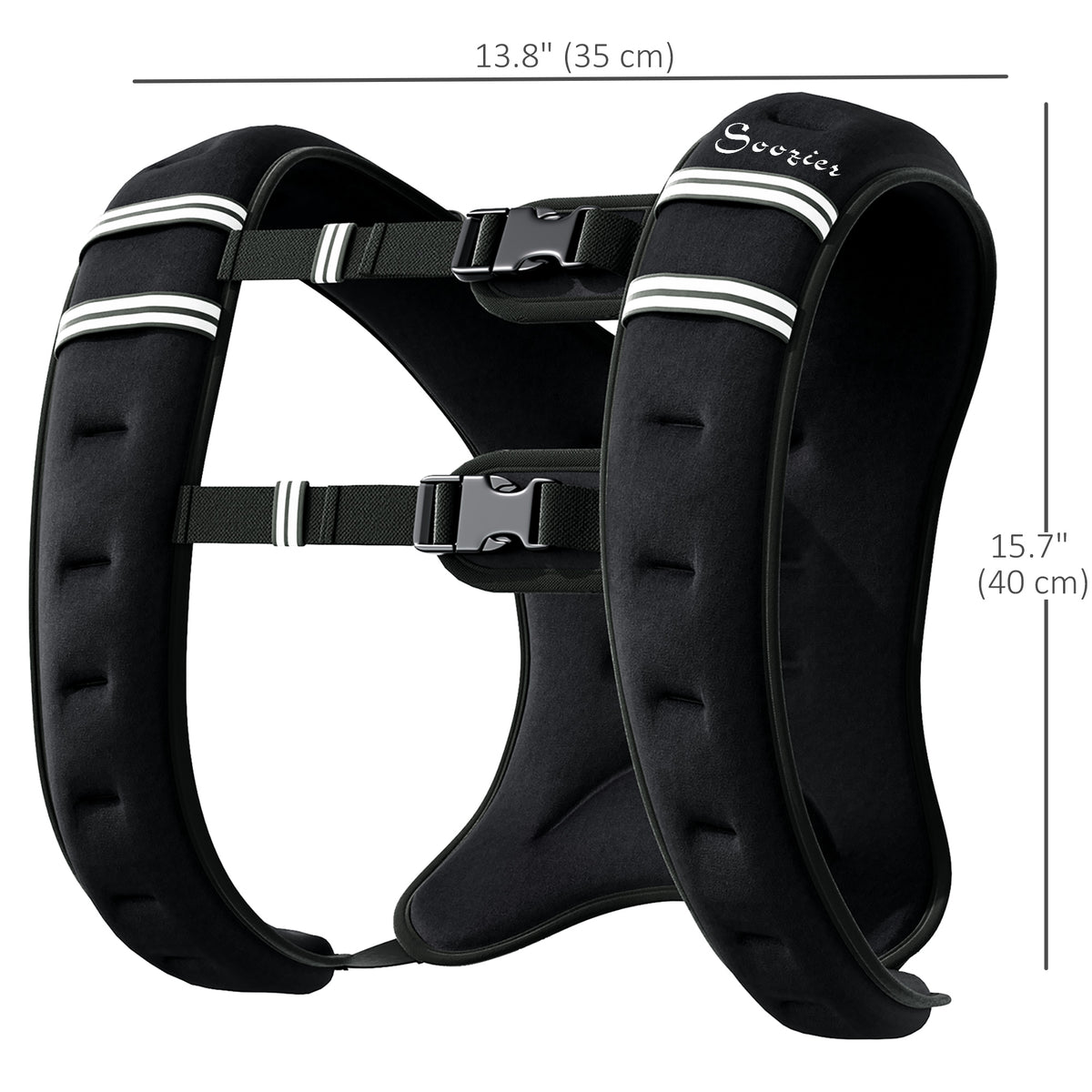 Chaleco de musculación 5 kg tirantes ajustables