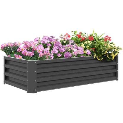 Galvanized Raised Garden Bed 4' x 2' x 1'