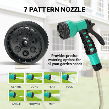 Wall-Mounted Retractable Garden Hose Reel 65 ft