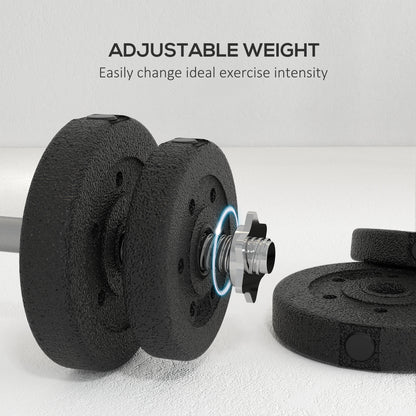 Adjustable Dumbbells 30 kg — Set of 14