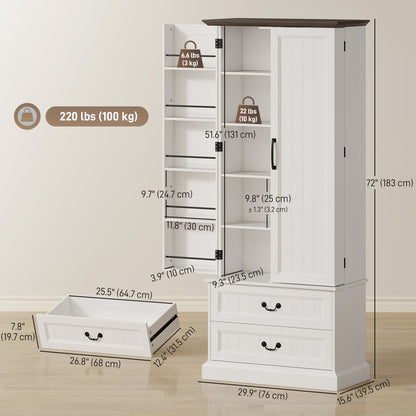 Aparador de cocina con luz LED con sensor