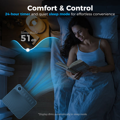 Portable Air Conditioner 8000 BTU WiFi 4-in-1