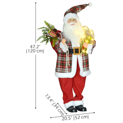 Life Size Animated Singing Dancing Santa 120cm