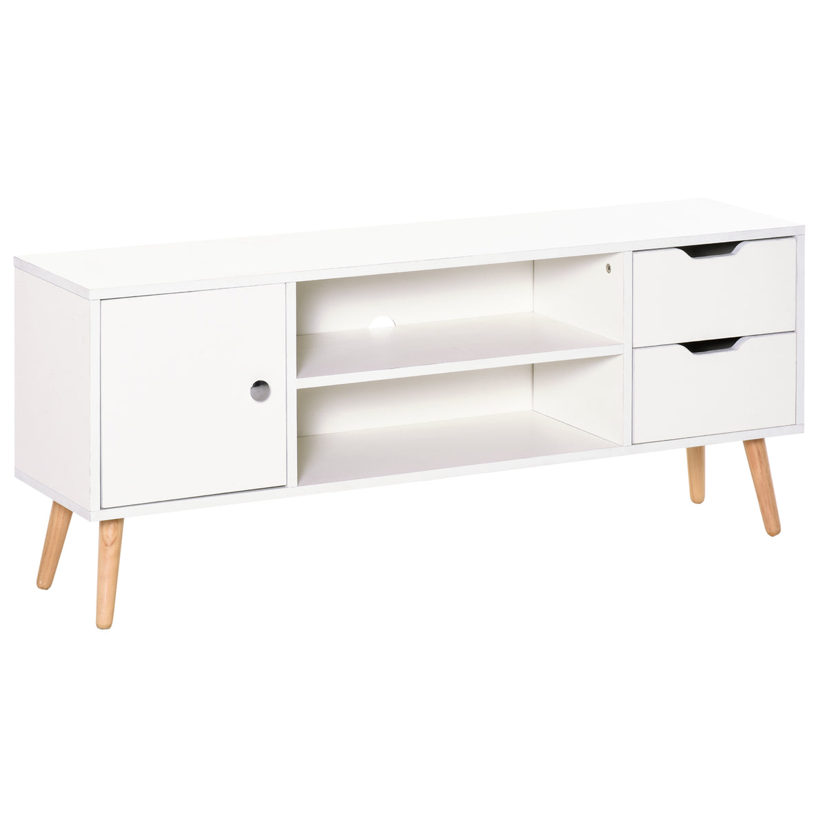 Mueble de TV estilo escandinavo para televisores de 127 cm máx.
